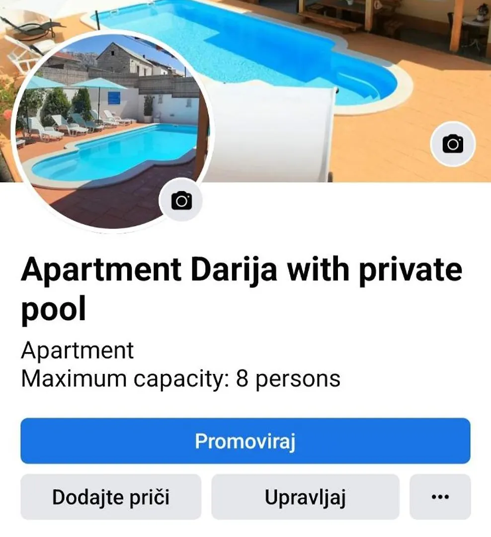 Apartment Darija With Private Pool Kaštela 0*,
